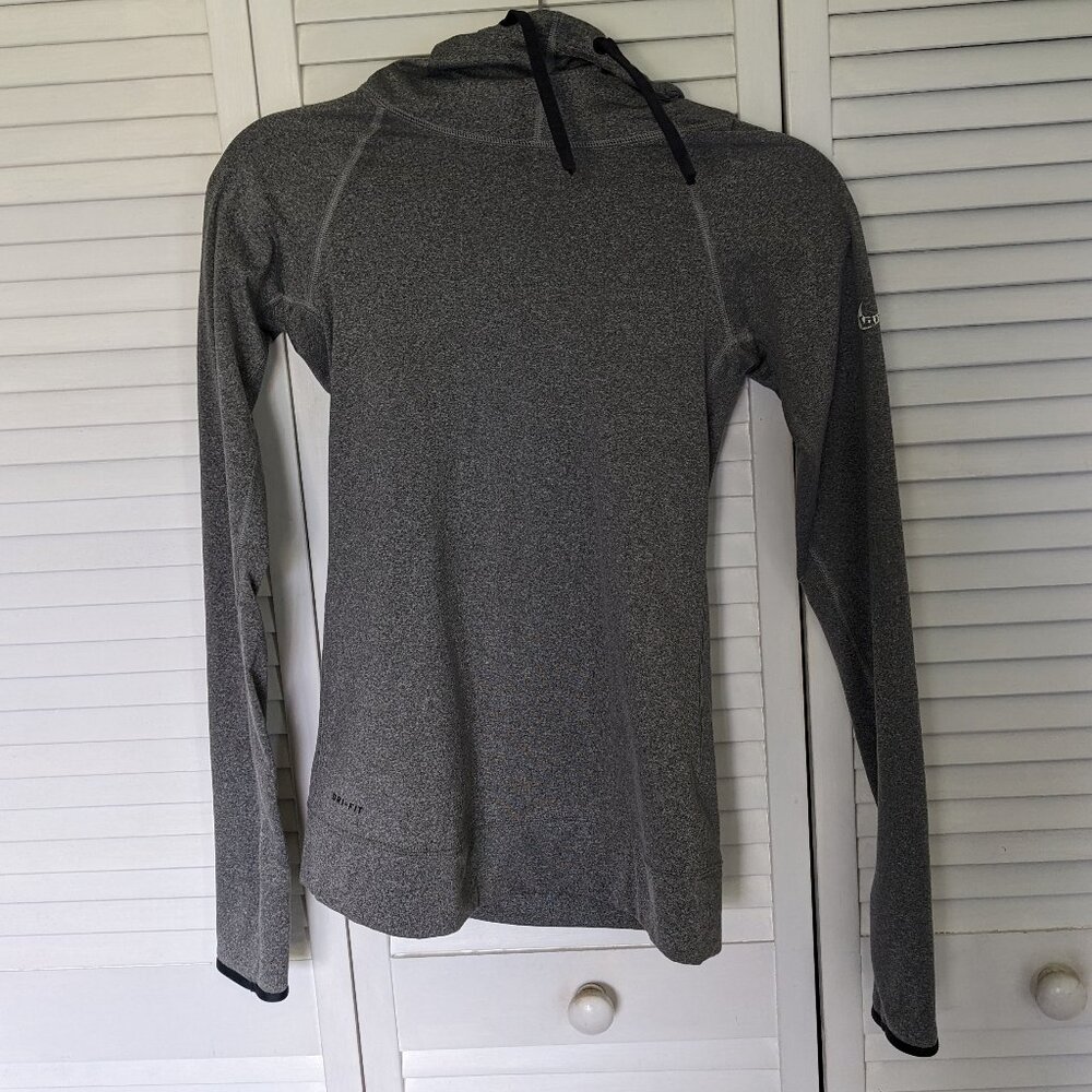 Nike Dry Fit Under Armor with Hood and Thumb Holes